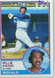 1983 Topps      136     Willie Aikens
